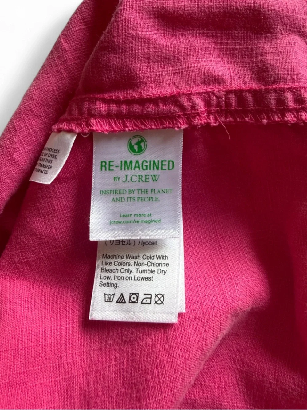 J. Crew Hot Pink Drawstring Linen-Blend Athletic Shorts
